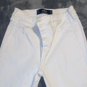 Hollister white jeans